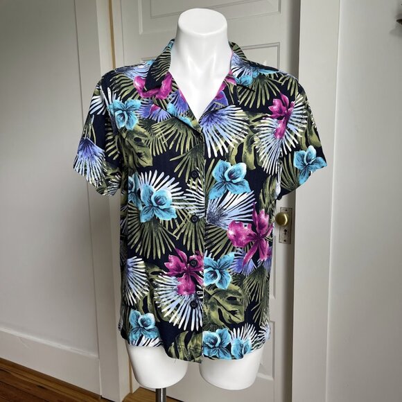 90s Rayon Hawaiian shirt - Picture 1 of 5